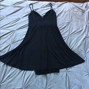 Kimchi Blue Valerina Strappy Black Dress.